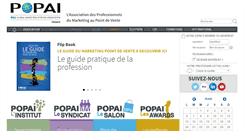 Desktop Screenshot of popai.fr