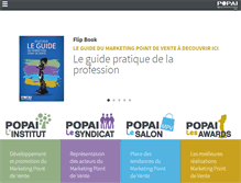Tablet Screenshot of popai.fr