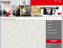 Tablet Screenshot of dsb.popai.cz